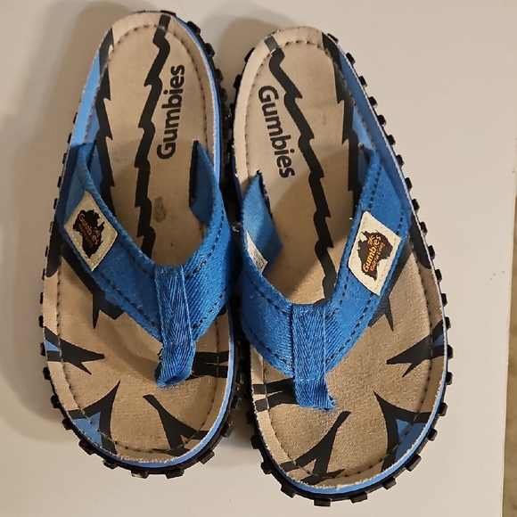 Women's Blue Flip Flops - Picture 5 of 5